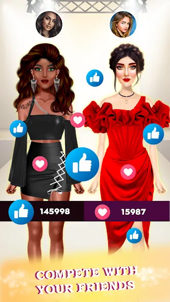 Super Stylist: Dress Up Games  [МОД Все открыто] Screenshot 2