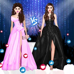 Скачать взломанную Super Stylist-Fashion Games  [МОД Меню] - стабильная версия apk на Андроид