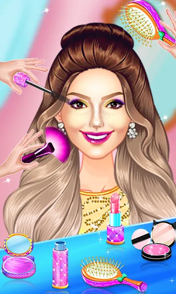 Makeup idol:Doll makeover 2024 (Роял Долл)  [МОД Mega Pack] Screenshot 2