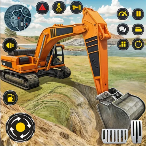 Heavy Excavator Simulator PRO (Хеви Экскавейтор Симулятор ПРО)  [МОД Бесконечные деньги] Screenshot 5