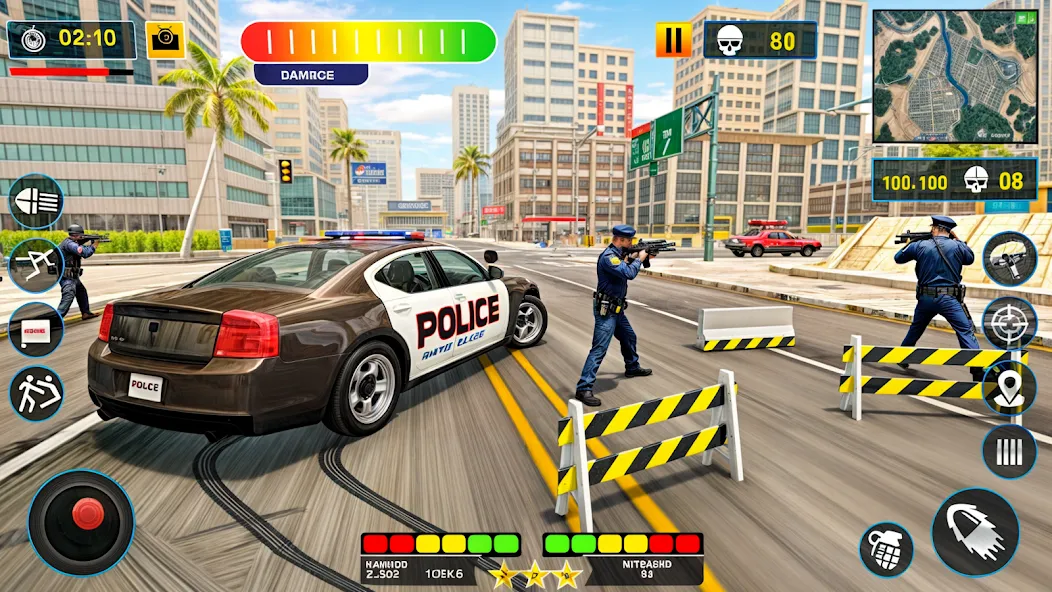 US Police Shooting Crime City  [МОД Много денег] Screenshot 2