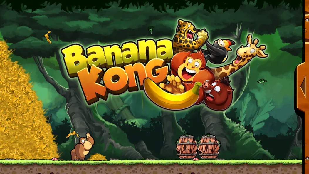 Banana Kong (Банана Конг)  [МОД Бесконечные монеты] Screenshot 1