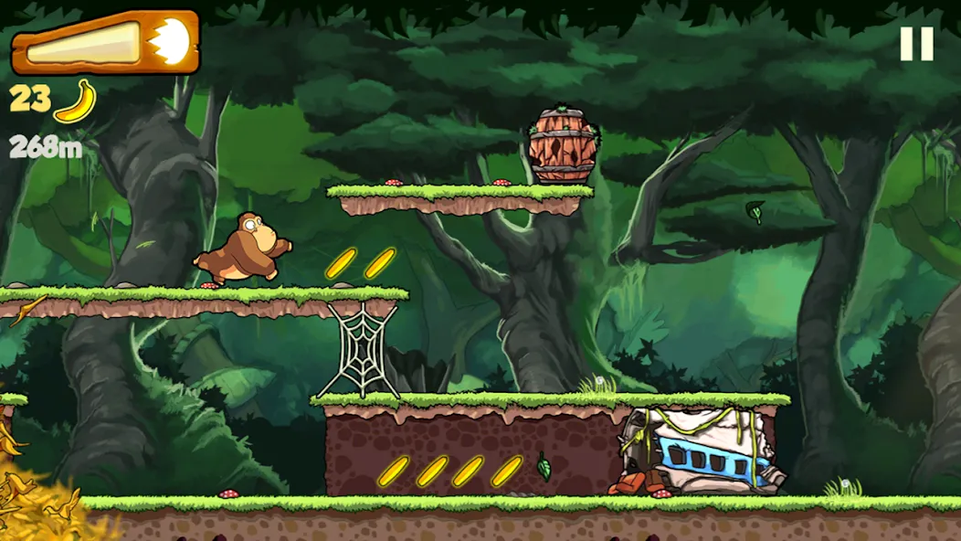 Banana Kong (Банана Конг)  [МОД Бесконечные монеты] Screenshot 2