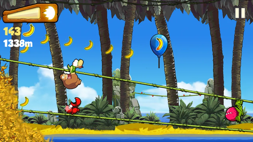 Banana Kong (Банана Конг)  [МОД Бесконечные монеты] Screenshot 3