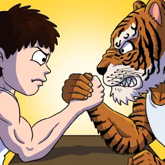 Скачать взломанную Arm Wrestling Clicker (Армреслинг Кликер)  [МОД Unlocked] - последняя версия apk на Андроид