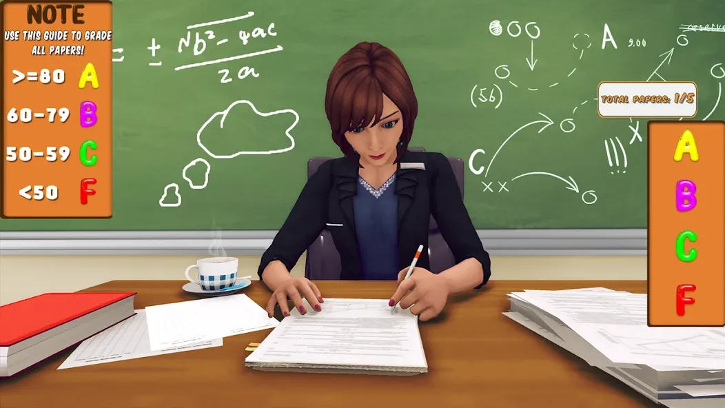 High School Teacher Simulator  [МОД Бесконечные монеты] Screenshot 3