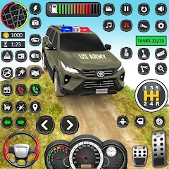 Взломанная Flying Prado Car Robot Game  [МОД Много монет] - полная версия apk на Андроид