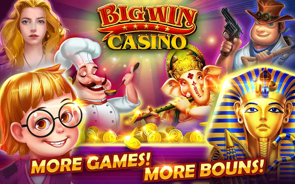 Big Win - Slots Casino™ (Биг Вин)  [МОД Unlocked] Screenshot 1