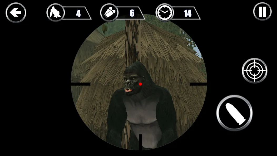 Gorilla Hunter: Hunting games (Горилла Хантер)  [МОД Menu] Screenshot 4