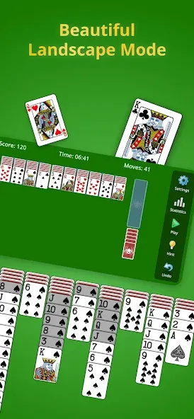 Spider Solitaire Classic  [МОД Меню] Screenshot 2