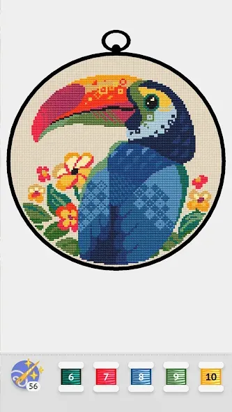 Cross Stitch Club (Кросс Стич Клуб)  [МОД Бесконечные монеты] Screenshot 4