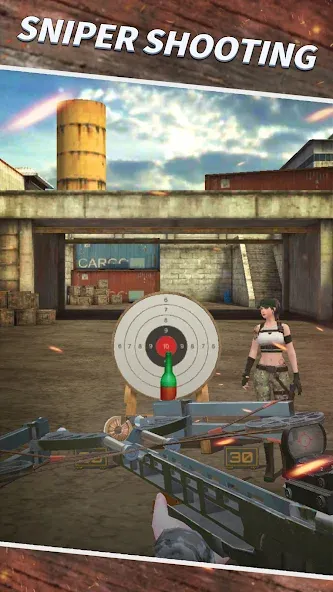 Sniper Shooting : 3D Gun Game  [МОД Бесконечные деньги] Screenshot 2