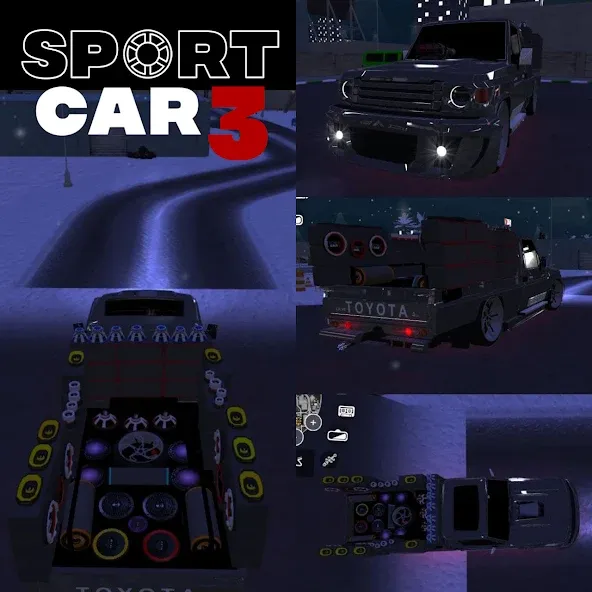 Sport car 3 : Taxi & Police - (Спорткар 3)  [МОД Все открыто] Screenshot 5