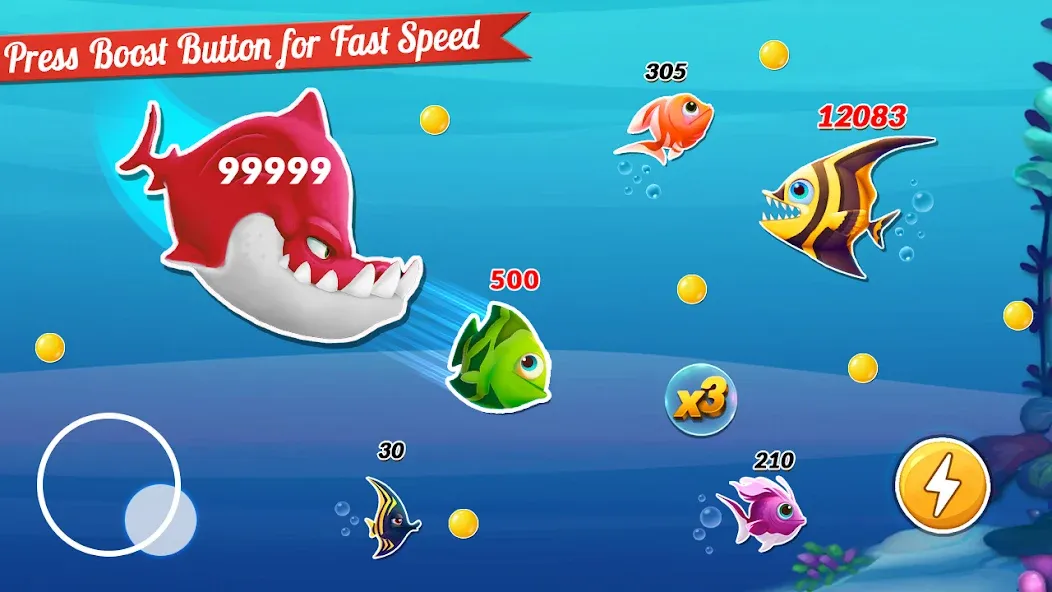 Fish.IO Fish Games Shark Games (Фиш Ай О Фиш Геймс Шарк Геймс)  [МОД Много денег] Screenshot 1