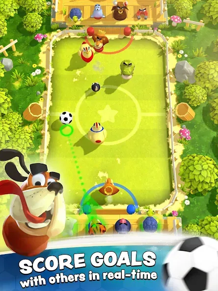 Rumble Stars Football (Рамбл Старс)  [МОД Бесконечные монеты] Screenshot 1