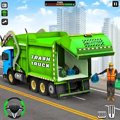 Взломанная Trash Truck Games Simulator 3D  [МОД Все открыто] - последняя версия apk на Андроид