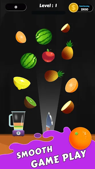 Fruit Cut Master - Crazy Slash (Фрут Кат Мастер)  [МОД Бесконечные деньги] Screenshot 1