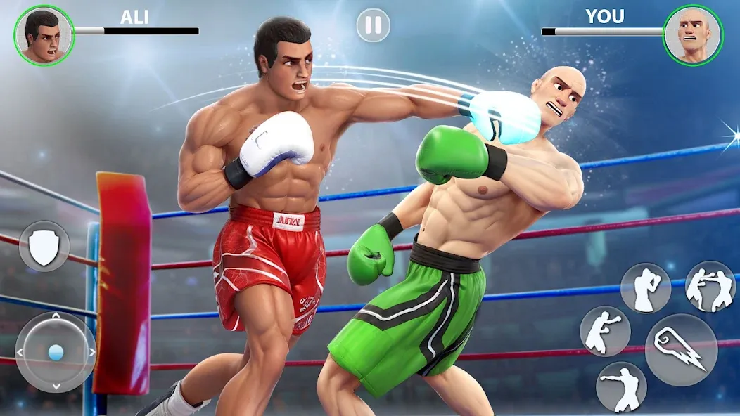 Kick Boxing Games: Fight Game  [МОД Unlocked] Screenshot 2