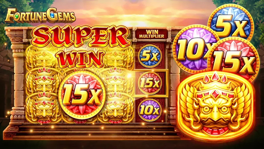 Slot Fortune Gems-TaDa Games (Слот Форчун Гемс)  [МОД Mega Pack] Screenshot 2