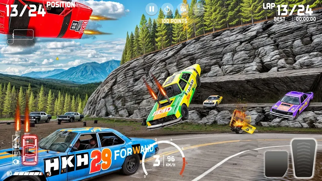 Demolition Derby: Car Games  [МОД Unlimited Money] Screenshot 3