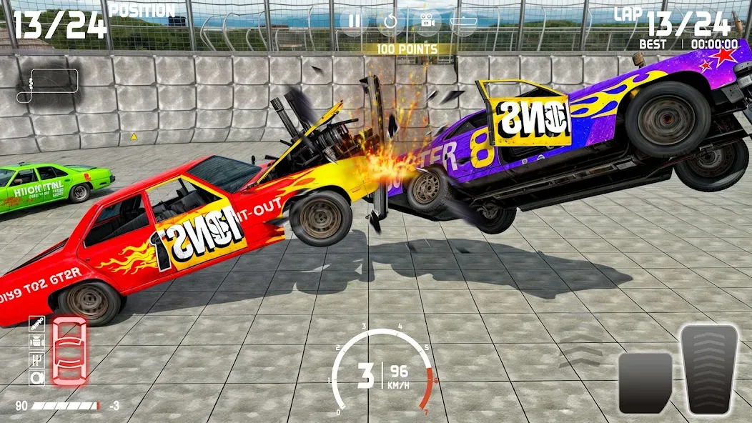 Demolition Derby: Car Games  [МОД Unlimited Money] Screenshot 5