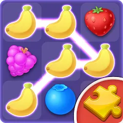 Скачать взломанную Jigsaw: Fruit Link Blast (Джигсоу)  [МОД Все открыто] - последняя версия apk на Андроид