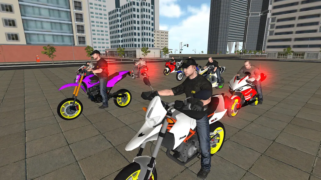 Bike Driving: Police Chase  [МОД Меню] Screenshot 1