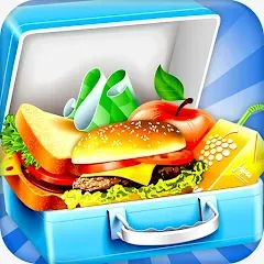 Взлом Lunch Box cooking Games 2023 (ШКОЛЬНЫЙ ОБЕД ПРИГОТОВЛЕНИЕ ПИЩИ Создание поваров)  [МОД Mega Pack] - полная версия apk на Андроид