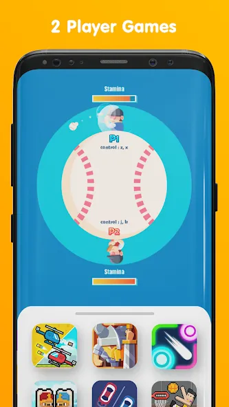 Mini Arcade - Two player games  [МОД Много монет] Screenshot 1