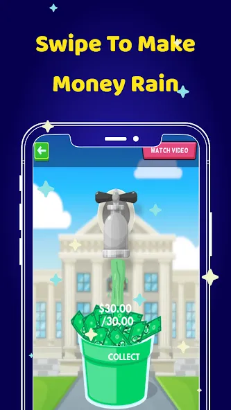 Money Clicker Game -Money Rain  [МОД Все открыто] Screenshot 4