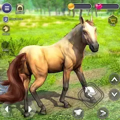 Взлом Virtual Wild Horse Family Sim (Виртуальное семейство диких лошадей)  [МОД Меню] - полная версия apk на Андроид