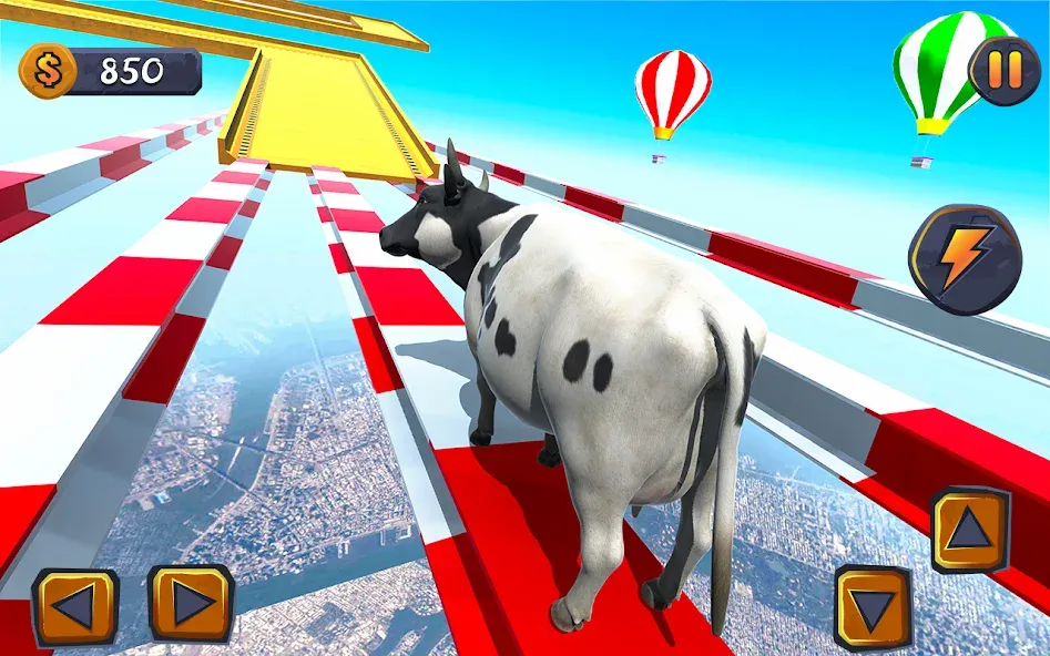 Epic Cow Ramp Rush Run Game  [МОД Mega Pack] Screenshot 1