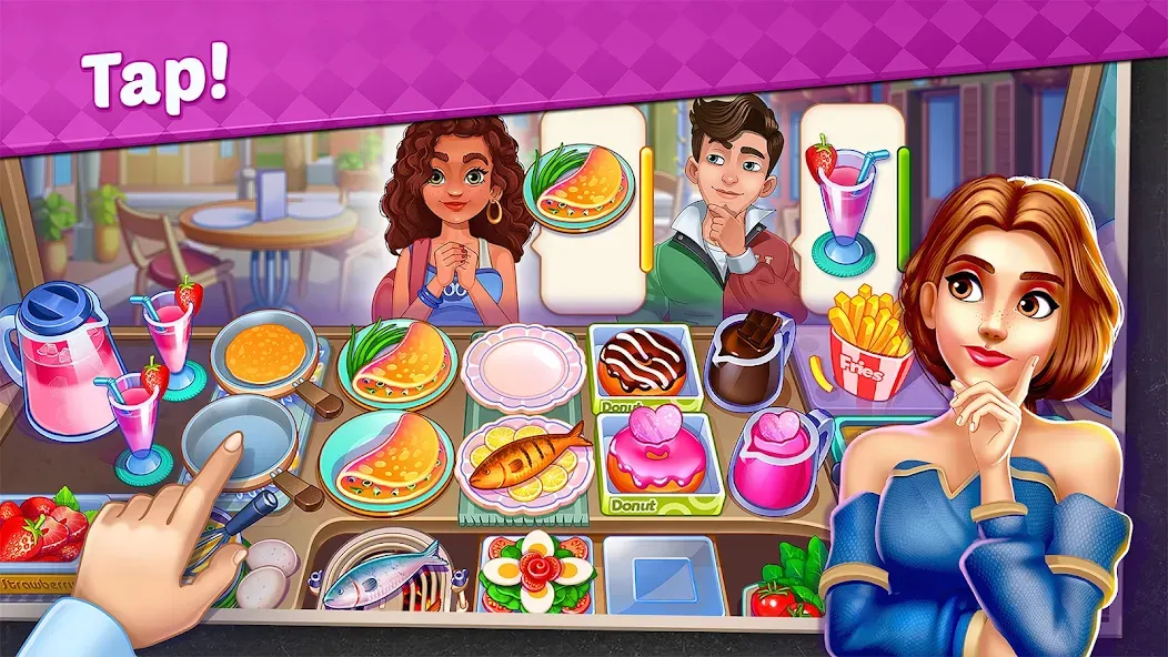 My Cafe Shop : Cooking Games (Мой Кафе Шоп)  [МОД Unlimited Money] Screenshot 1