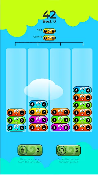 3D Number Block Puzzle Game (Намбер Мерджер)  [МОД Menu] Screenshot 2