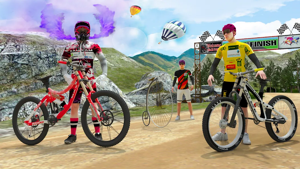 BMX Rider: Cycle Race Game  [МОД Бесконечные деньги] Screenshot 4