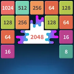 Скачать взломанную 1M - Merge Number Block Puzzle  [МОД Unlimited Money] - полная версия apk на Андроид