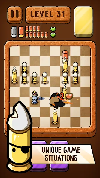 Bullet Chess: Board Shootout (Бюллет чесс)  [МОД Mega Pack] Screenshot 4