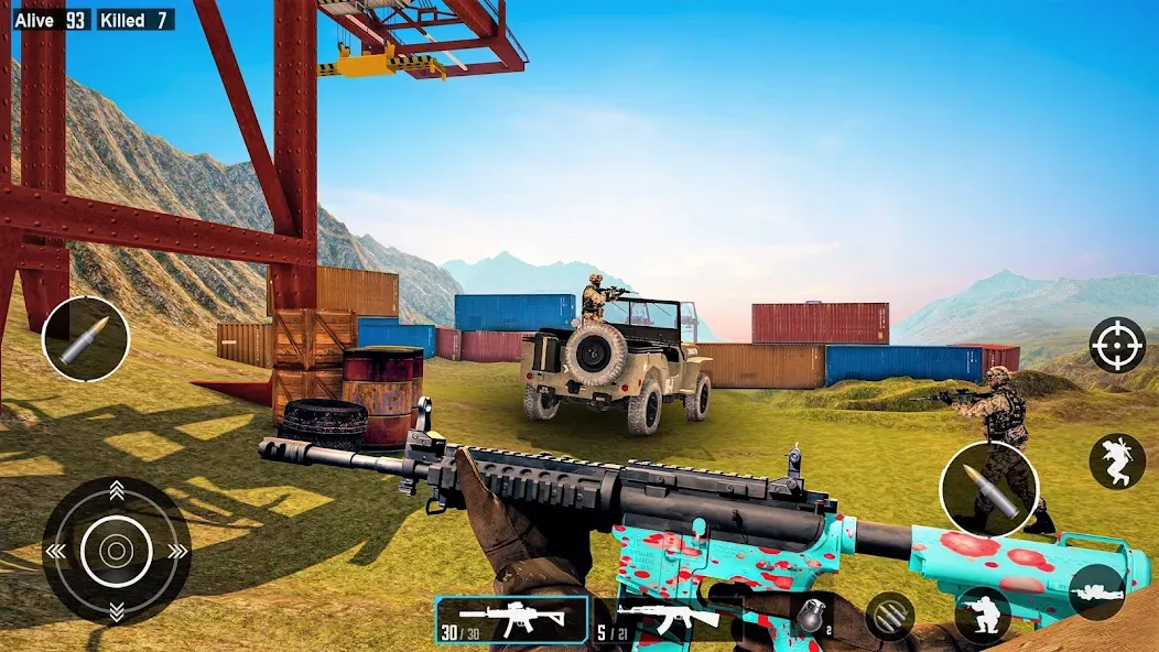 Commando Gun Shooting Games  [МОД Menu] Screenshot 2