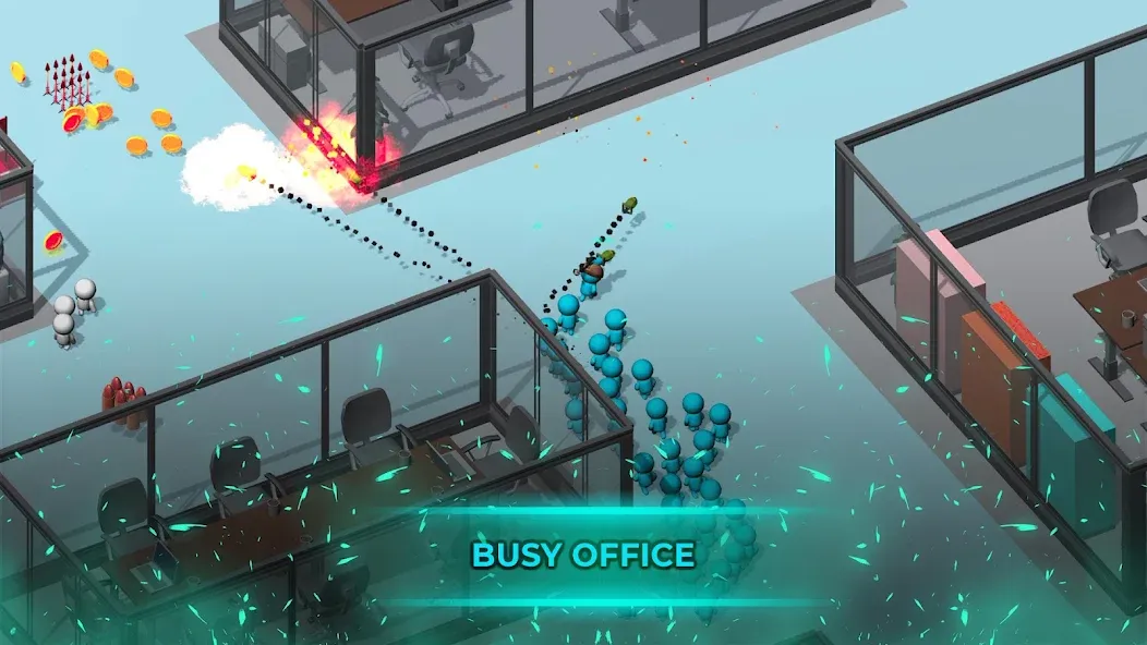 Crowd War - Action Game (Крауд Вар)  [МОД Много монет] Screenshot 1