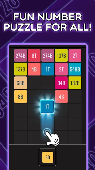 Join Blocks 2048 Number Puzzle (Джоин Блокс)  [МОД Бесконечные деньги] Screenshot 1