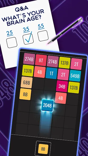 Join Blocks 2048 Number Puzzle (Джоин Блокс)  [МОД Бесконечные деньги] Screenshot 2