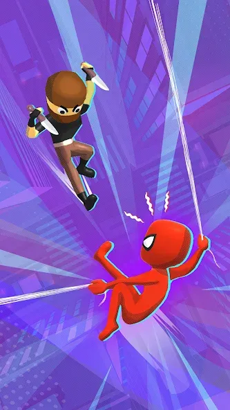 Web Master: Stickman Superhero (Вебмастер)  [МОД Много денег] Screenshot 1