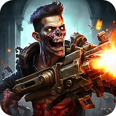 Скачать взломанную Zombie Hunter - Shooting Game (Зомби Хантер)  [МОД Много денег] - стабильная версия apk на Андроид