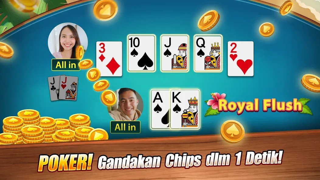 LUXY Domino Gaple QiuQiu Poker (Лукси Домино Гапл Киукиу Покер)  [МОД Бесконечные деньги] Screenshot 3