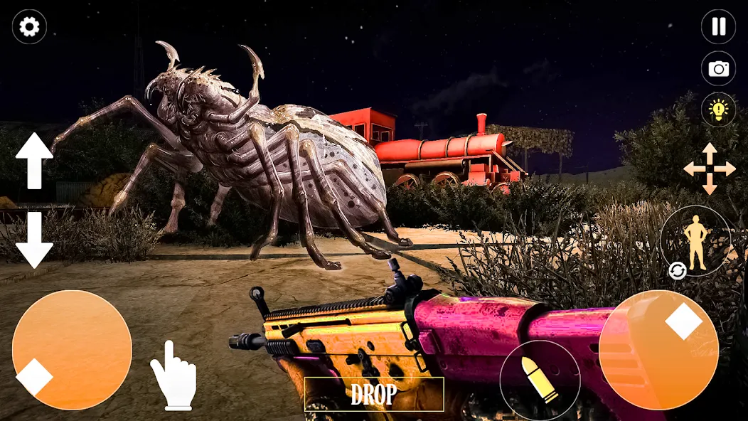 Horror Spider : Scary Train  [МОД Unlocked] Screenshot 5