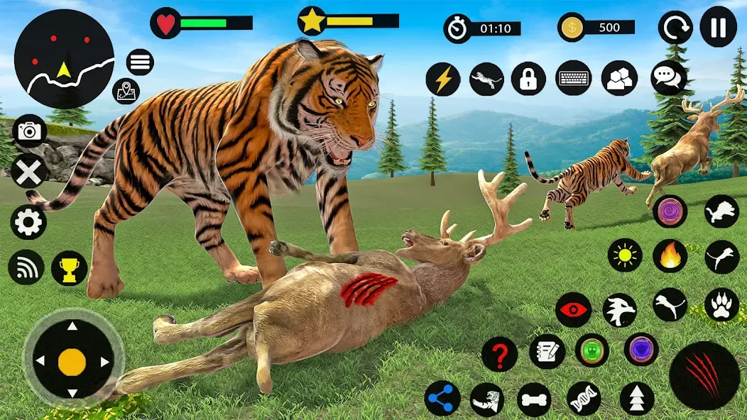 Tiger Games: Tiger Sim Offline  [МОД Menu] Screenshot 1