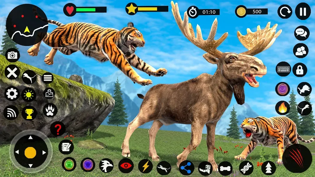 Tiger Games: Tiger Sim Offline  [МОД Menu] Screenshot 2