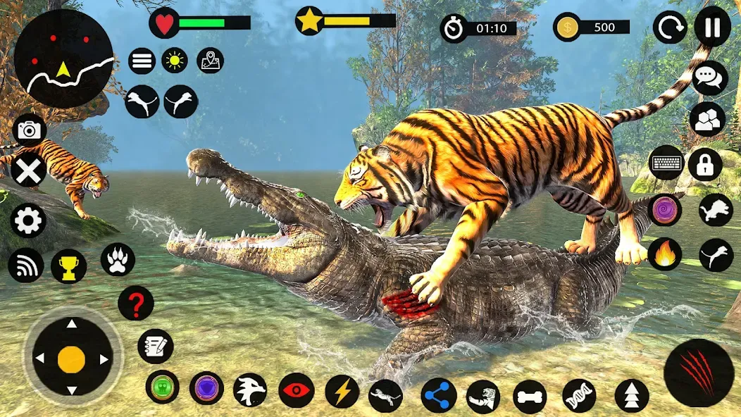 Tiger Games: Tiger Sim Offline  [МОД Menu] Screenshot 3