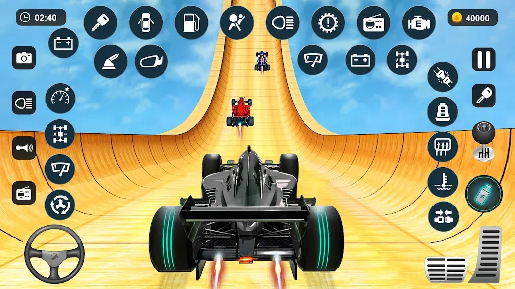 Formula Car Stunt - Car Games (Формула автомобиль трюк)  [МОД Бесконечные деньги] Screenshot 2