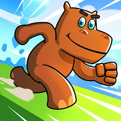 Взломанная Hippo Dash (Хиппо Дэш)  [МОД Mega Pack] - полная версия apk на Андроид